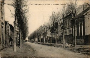 CPA Crepy en Valois- Avenue Pasteur FRANCE (1020578)