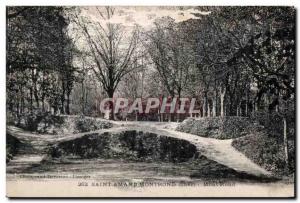 Postcard Old Saint Amand Montrond Mont Rond