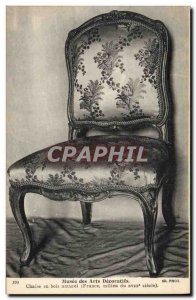 Old Postcard Musee des Arts Decoratifs chair