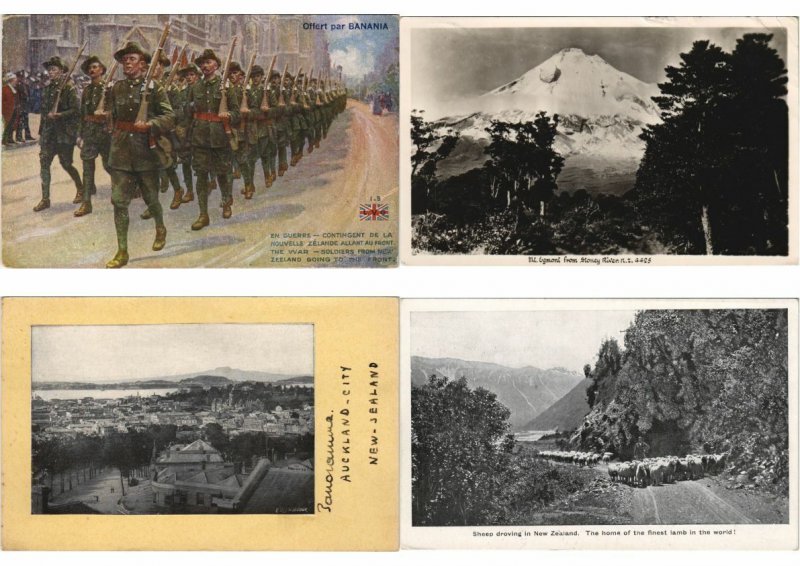 NEW ZEALAND MOSTLY PRE-1950 49 Vintage Postcards (L3343)