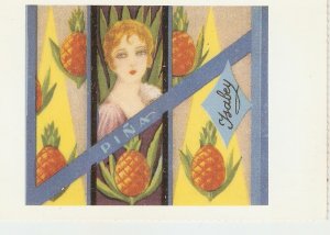 Lady fruit Isabel. Pineapple, Sweet wraper  Publicity Spanish PC. Continental