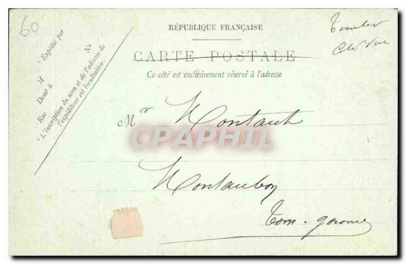 Postcard The Old Courthouse Beauvais The Turrets