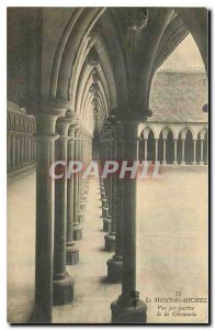 CARTE Postale Le Mont St Michel Old Perspective view of the Colonnade