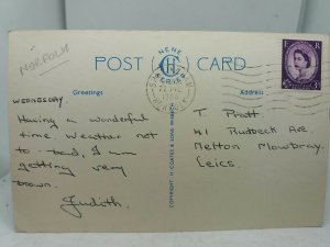 Vintage Postcard Pretty Corner Sheringham Norfolk Posted 1966