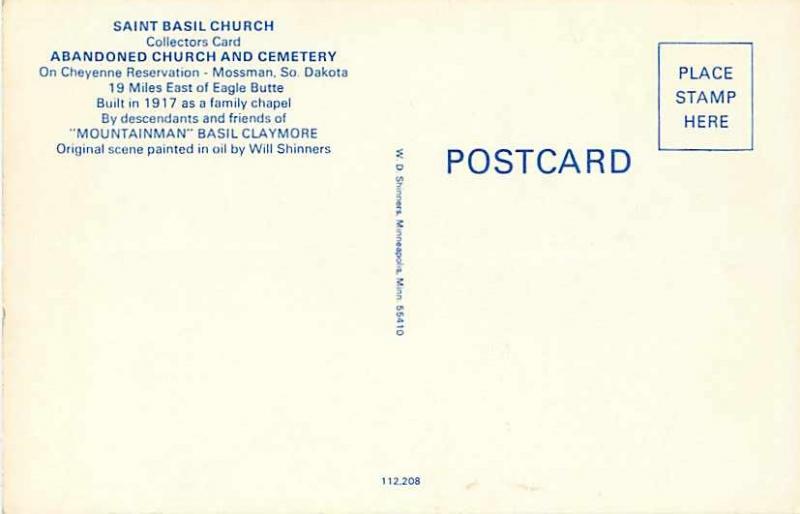 Saint Basil Church Abandoned Mossman South Dakota SD  PC