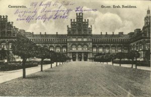 ukraine russia, CHERNIVTSI CZERNOWITZ, Bishop's Residence (1917) Postcard