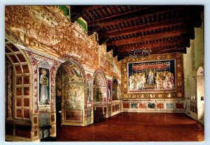 Palazzo Pubblico La Sala dei Mappamondo SIENA Italy 4x6 Postcard