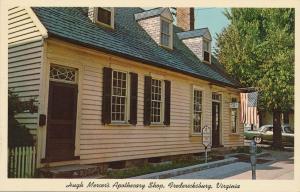 Hugh Mercer's Apothecary Shop in Fredericksburg VA, Virginia