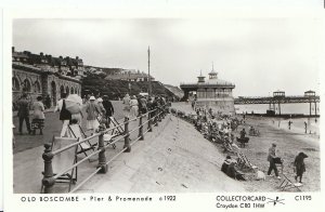 Dorset Postcard - Old Boscombe - Pier & Promenade c1922 - Ref.BH1331