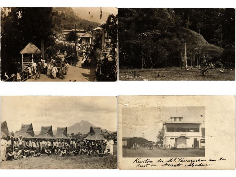 INDONESIA, ASIA, DUTCH INDIES, 58 Vintage REAL PHOTO Postcards (PART 1) (L4416)