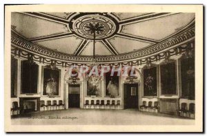 Old Postcard Gripsholm Runda Salongen