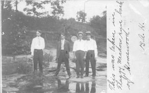 F2/ Homewood Mannington West Virginia RPPC Postcard 1906 Flaggy Meadow