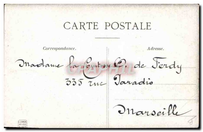 Old Postcard Folklore the re-entry fever