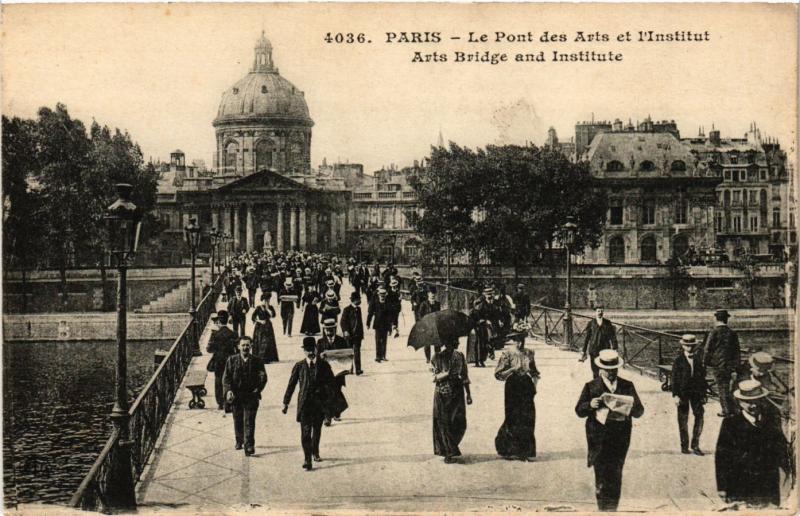 CPA Paris 6e Paris-Le Pont des Arts et l'Institut (312338)