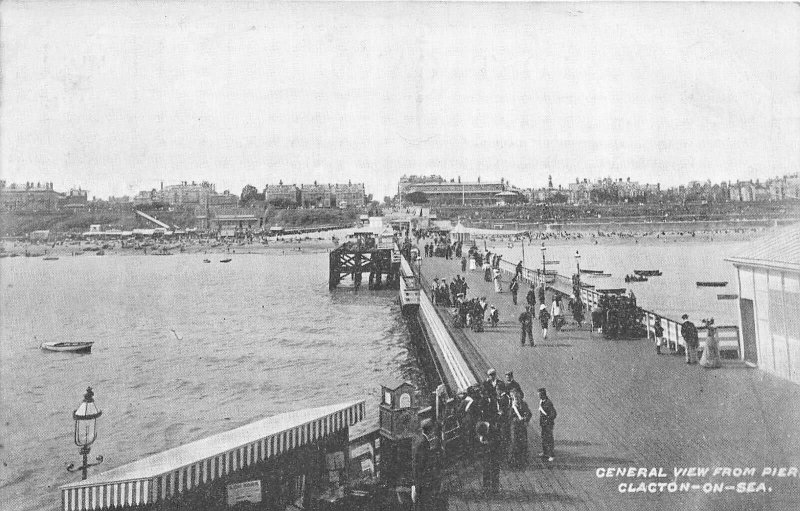 uk48575 general view from pier clacton on sea real photo uk