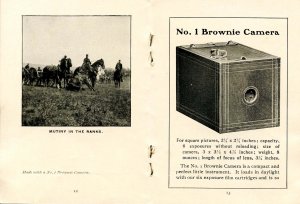 Advertising Booklet- Eastman Kodak Brownie Camera, 1902. (4 X 3)24pp, many ...