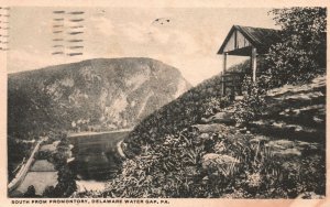 Vintage Postcard 1917 South From Promontory Delaware Water Gap Pennsylvania PA