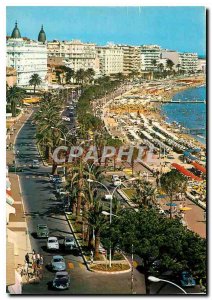 Modern Postcard The French Riviera Cannes Croisette and the Beach