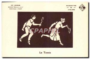 Old Postcard Tennis