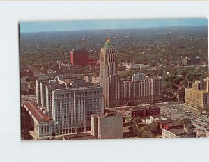 Postcard Detroit Uptown Shopping Center Detroit Michigan USA