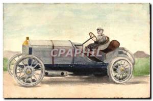 Postcard Old Automobile (drawing hand)