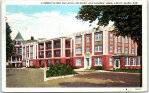 M-62815 Administration Building Soldiers' And Sailors' Home Grand Island Nebr...