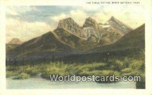 Three Sisters Banff National Park Canada 1955 