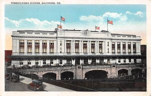 Pennsylvania Station Baltimore, MD., USA Maryland Train Unused 