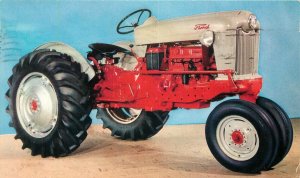 Postcard 1956 Farm Agriculture advertising New Tricycle Ford Tractors 23-12876