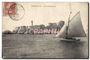 Old Postcard Chateau d'If Marseille