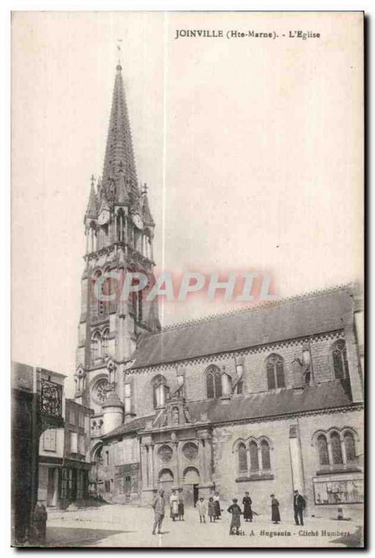 Old Postcard Joinville Haute Marne Church