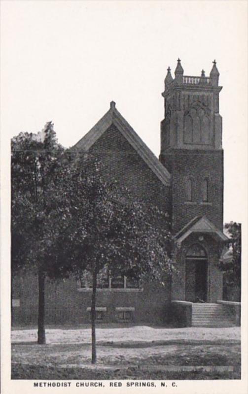 North Carolina Red Springs Methodist Church