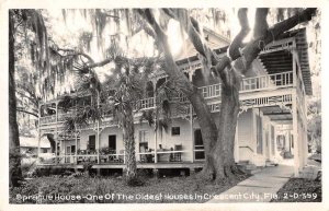 Crescent City Florida Sprague House Real Photo Vintage Postcard AA12286