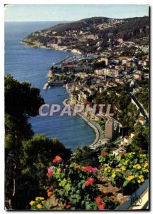 Modern Postcard The French Riviera Villefranche sur Mer View the docks Fortre...