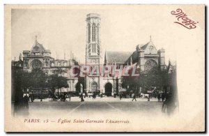 Paris Postcard Old Church of Saint Germain l & # 39auxerrois
