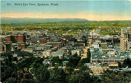 WA, Spokane, Washington, Town View, Boughton-Robbins