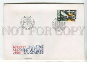 446011 Liechtenstein 1984 year FDC people and professions