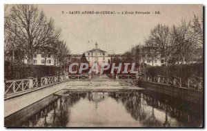 Saint Andre de Cubzac Old Postcard the normal & # 39ecole