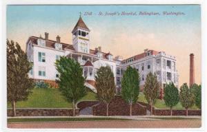 St Joseph's Hospital Bellingham Washington postcard