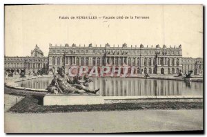 Old Postcard Versailles Palace Facade of the Riviera Terrace