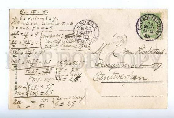 158184 Belgium Ostend OSTENDE Estacades LIGHTHOUSE Vintage PC