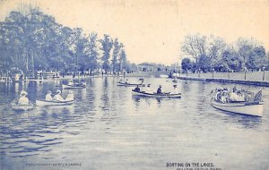 Boating on the Lakes Willow Grove Park, Pennsylvania PA  