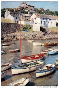 Boats, COVERACK, Cornwall, England, UK, 1950-1970s