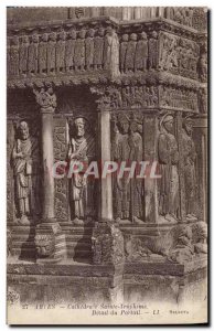 Old Postcard Arles Cathedrale Saitne Trophime Portal Detail