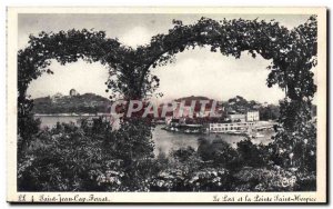Old Postcard Saint Jean Cap Ferrat The port and the tip Sainte Hospice
