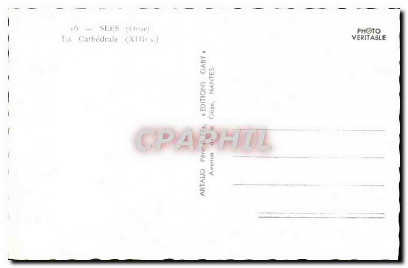 Postcard Modern Sees La Cathedrale