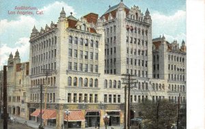 Auditorium, Los Angeles, California c1910s Vintage Postcard