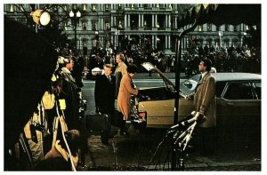 Jimmy and Rosalynn Carter Unloading Car Before Inauguration 1977 Postcard