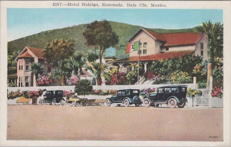 Postcard Hotel Hidalgo Ensenada Baja California Mexico