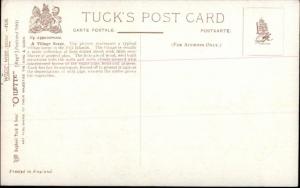 Fiji Village Scene Raphael Tuck #7601 c1910 Postcard